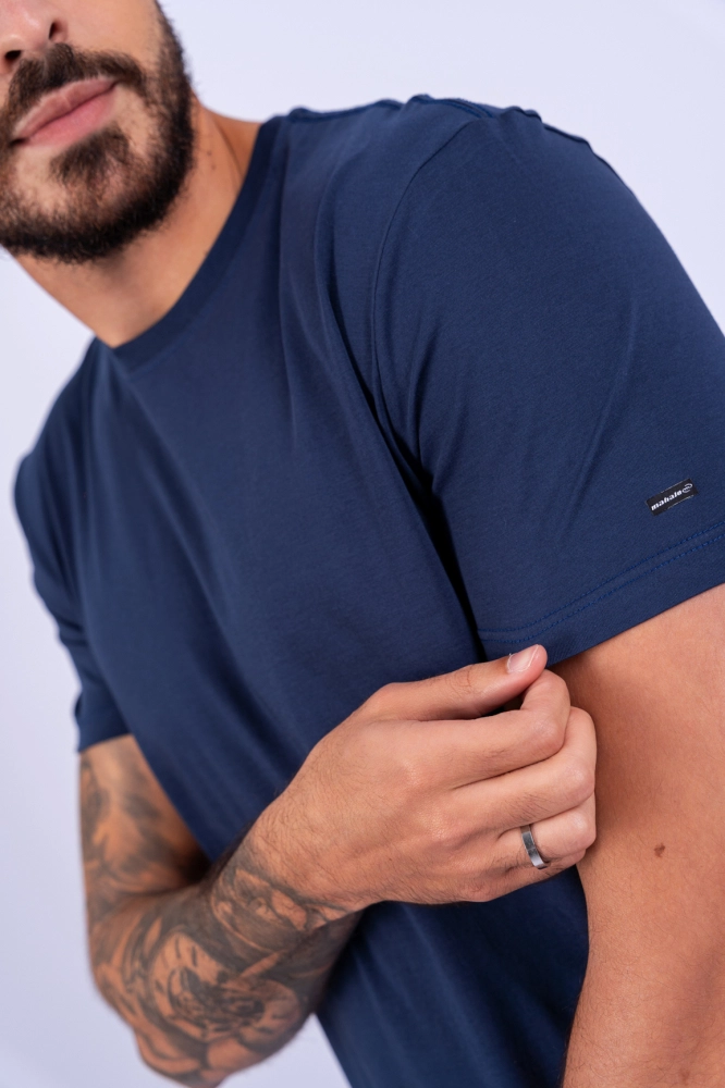 T-SHIRT ESPECIAL MAHALO PIMA AZUL